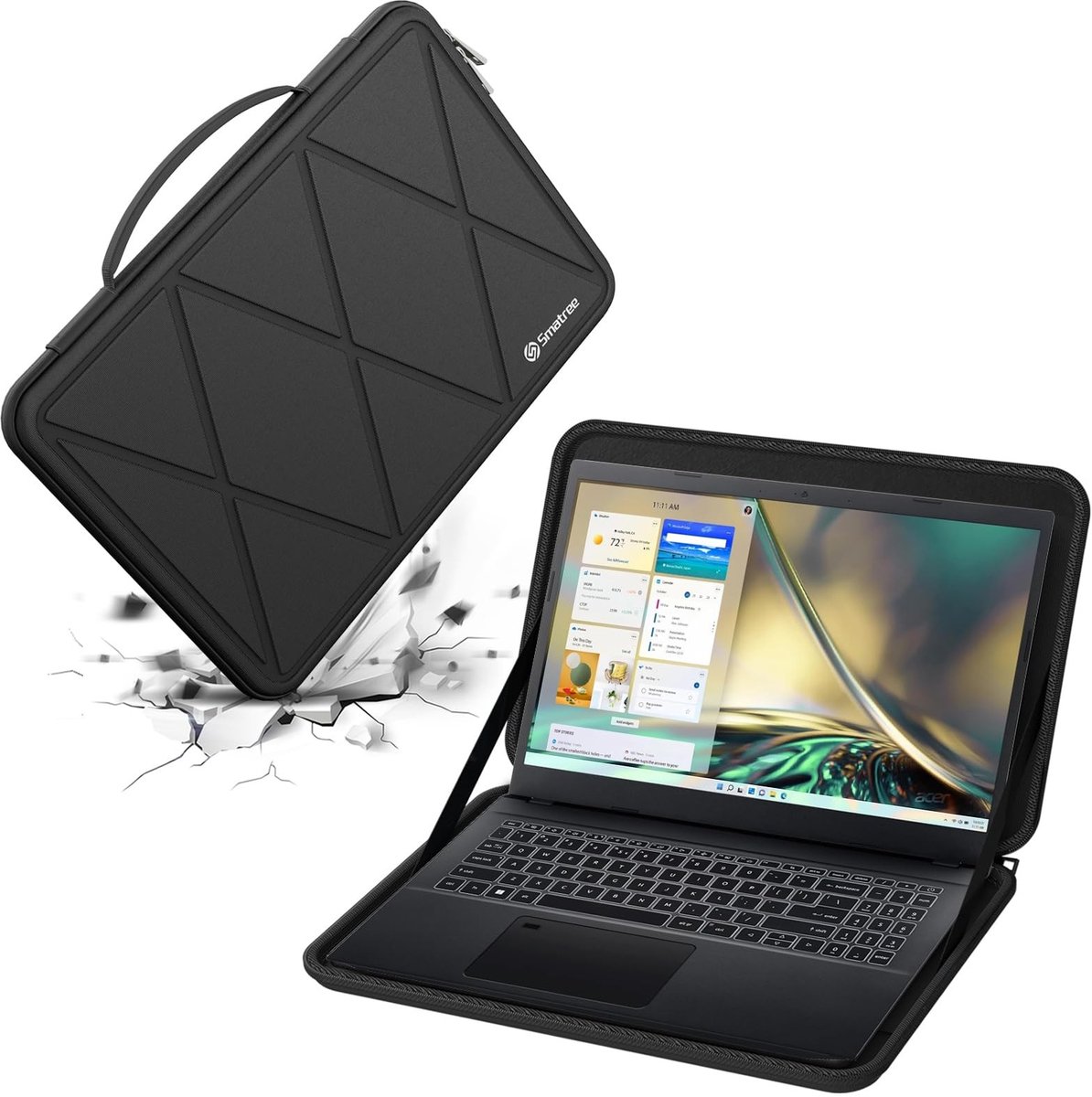 Solidchoice - Harde Laptophoes 15.6-16 Inch voor Diverse Modellen