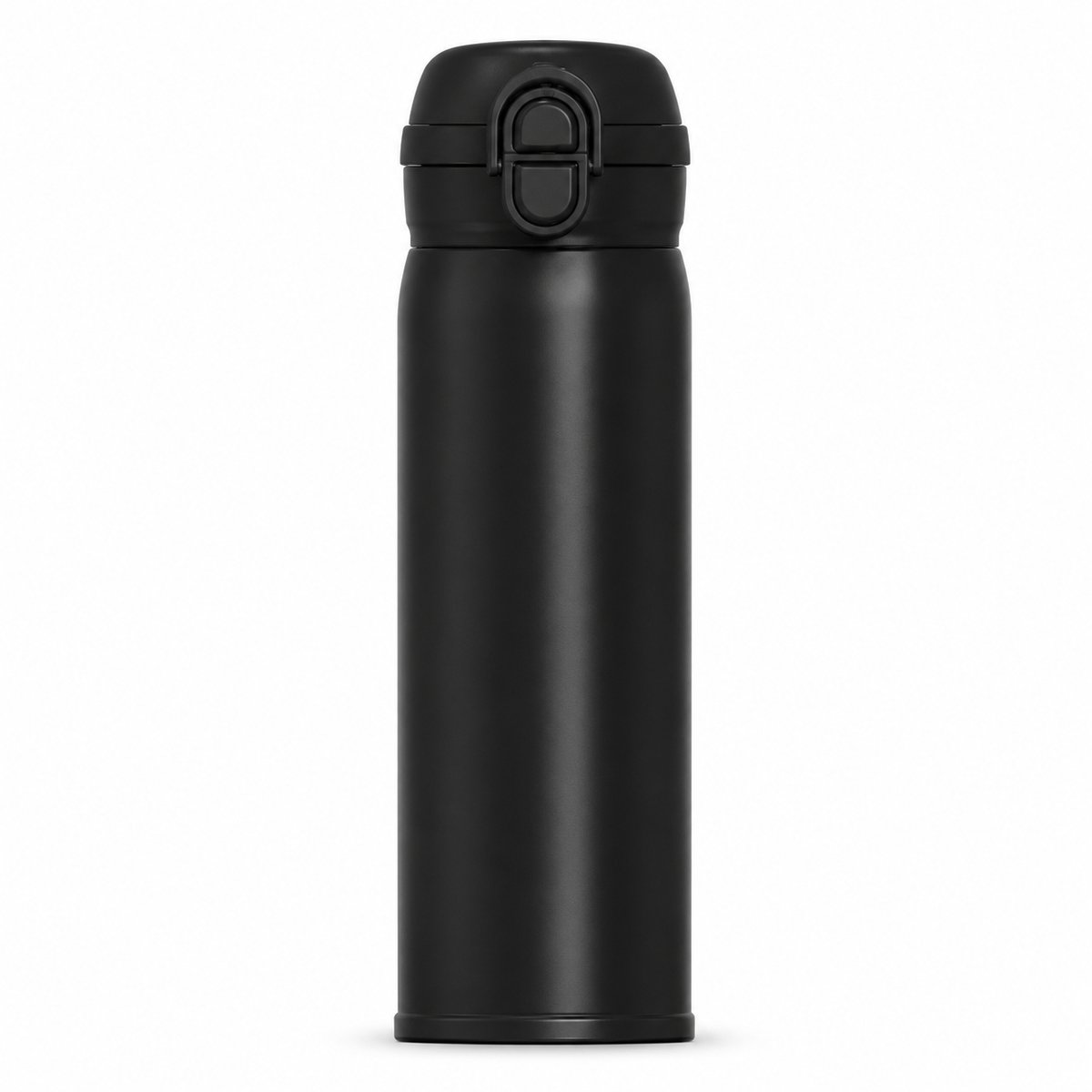 VHV -316 Stalen Waterfles - 500ml Geïsoleerde - 24 h Thermoskan - Thermosflessen - Drinkfles - Lekkrije Thermosbeker voor Reizen en Kantoor - Zwart