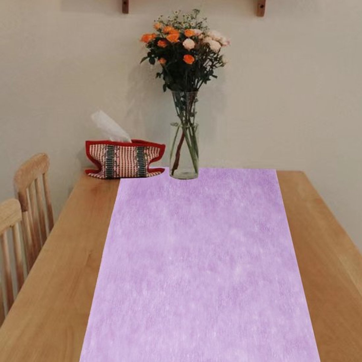 Tafelkleed 25 m - Vliesstof - Kreukvrij - Machinewasbaar - Decoratief - Elegant - Tafelbedekking