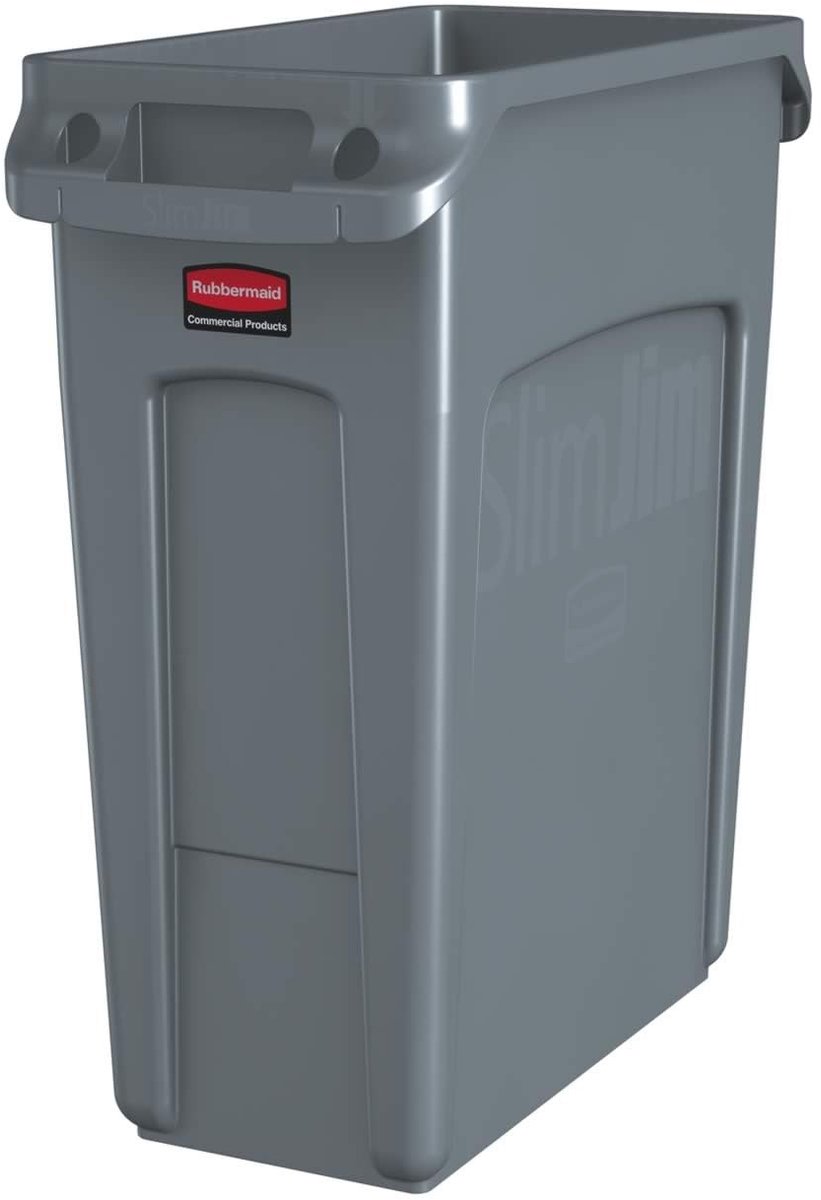 Solidchoice - Vented Afvalemmer 60L Grijs
