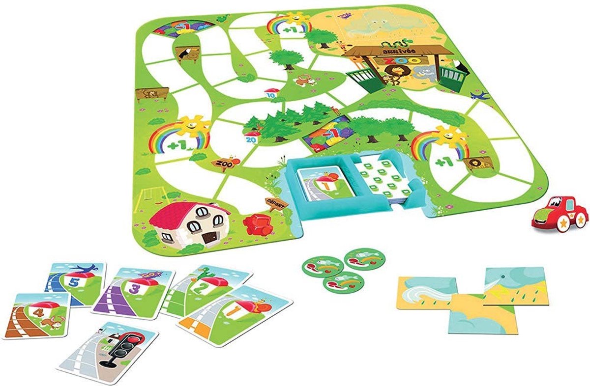 Solidchoice - Mijn Eerste Duizend Kilometers op de Dierentuin Bordspel