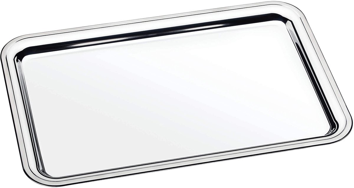 Solidchoice - RVS Rectangular Serveertray 49 x 33 cm