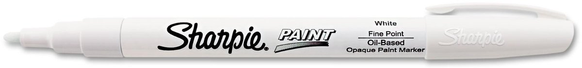 Solidchoice - Oliegebaseerde Verf Marker - Fijn - Wit