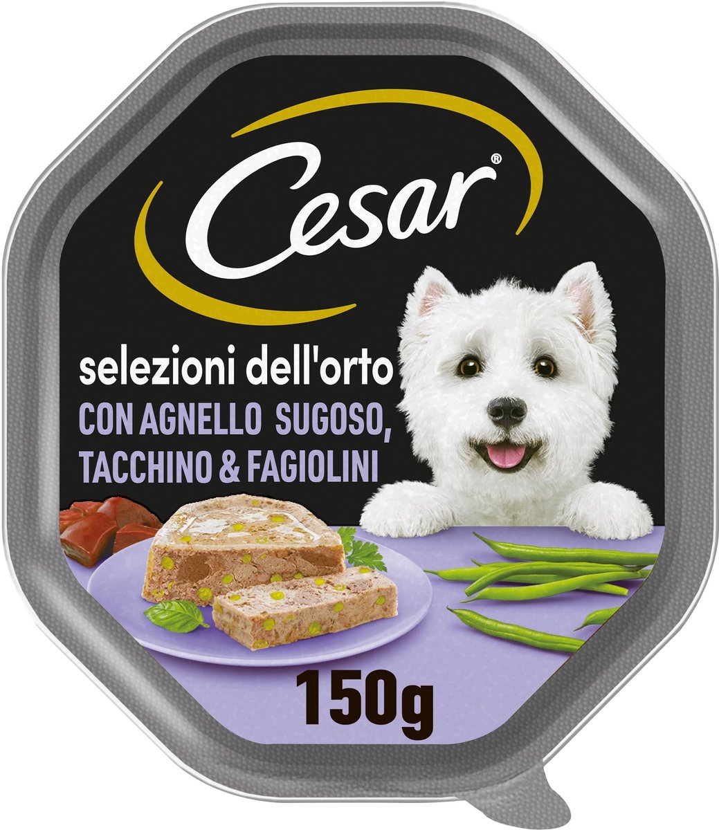 Solidchoice - Groentetuin Honden Natvoer met Lam en Kalkoen, 150 g, 14 Schalen