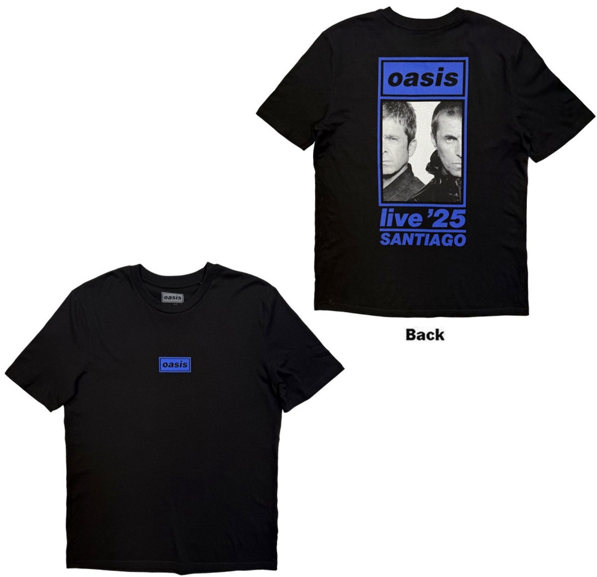 Oasis - Santiago Half Faces Fan Store Heren Tshirt - 2XL - Zwart