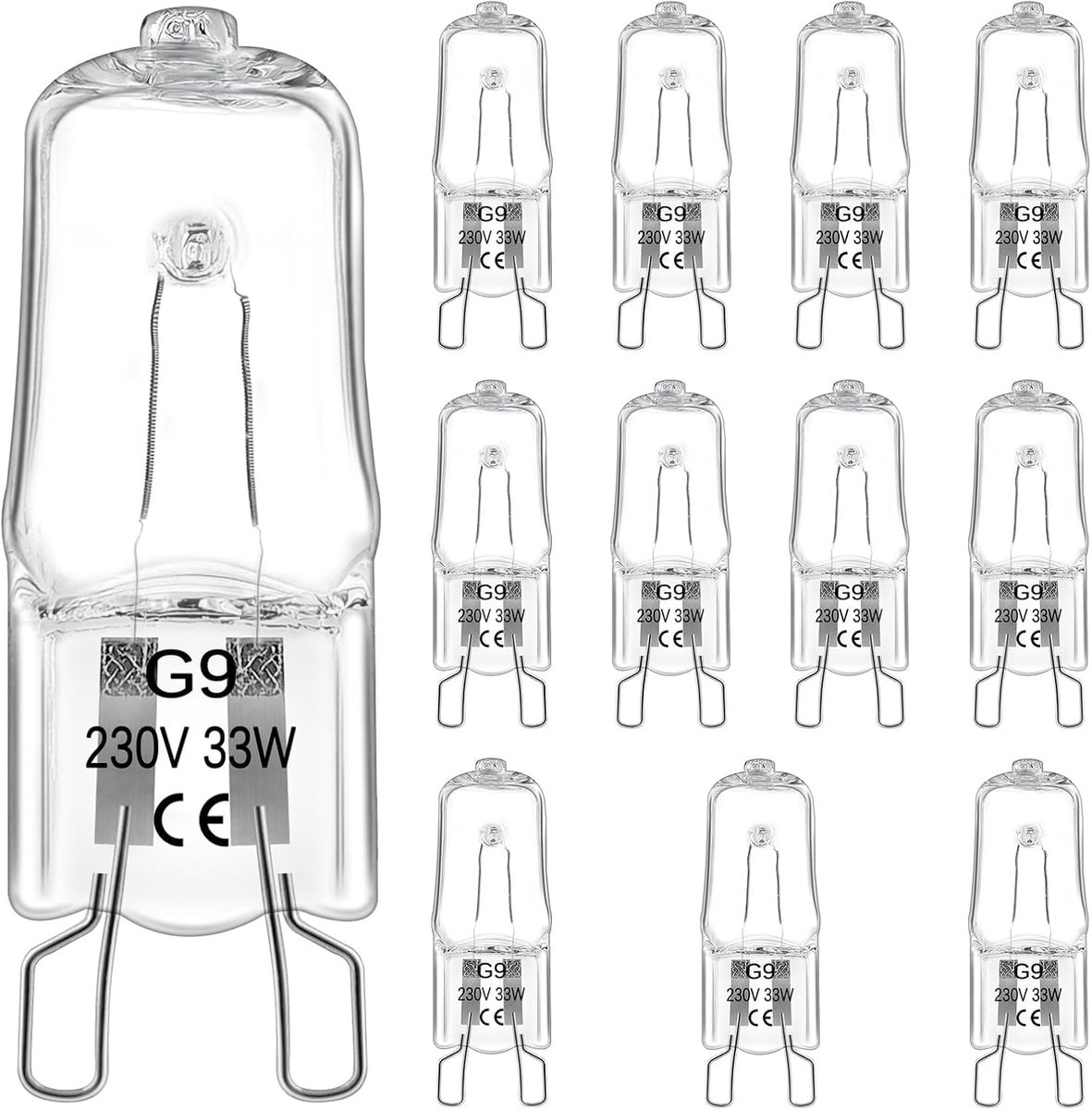 G9 Halogeenlamp - Warm Wit - 33W - Dimbare Halogeenlamp voor Oven en Magnetron