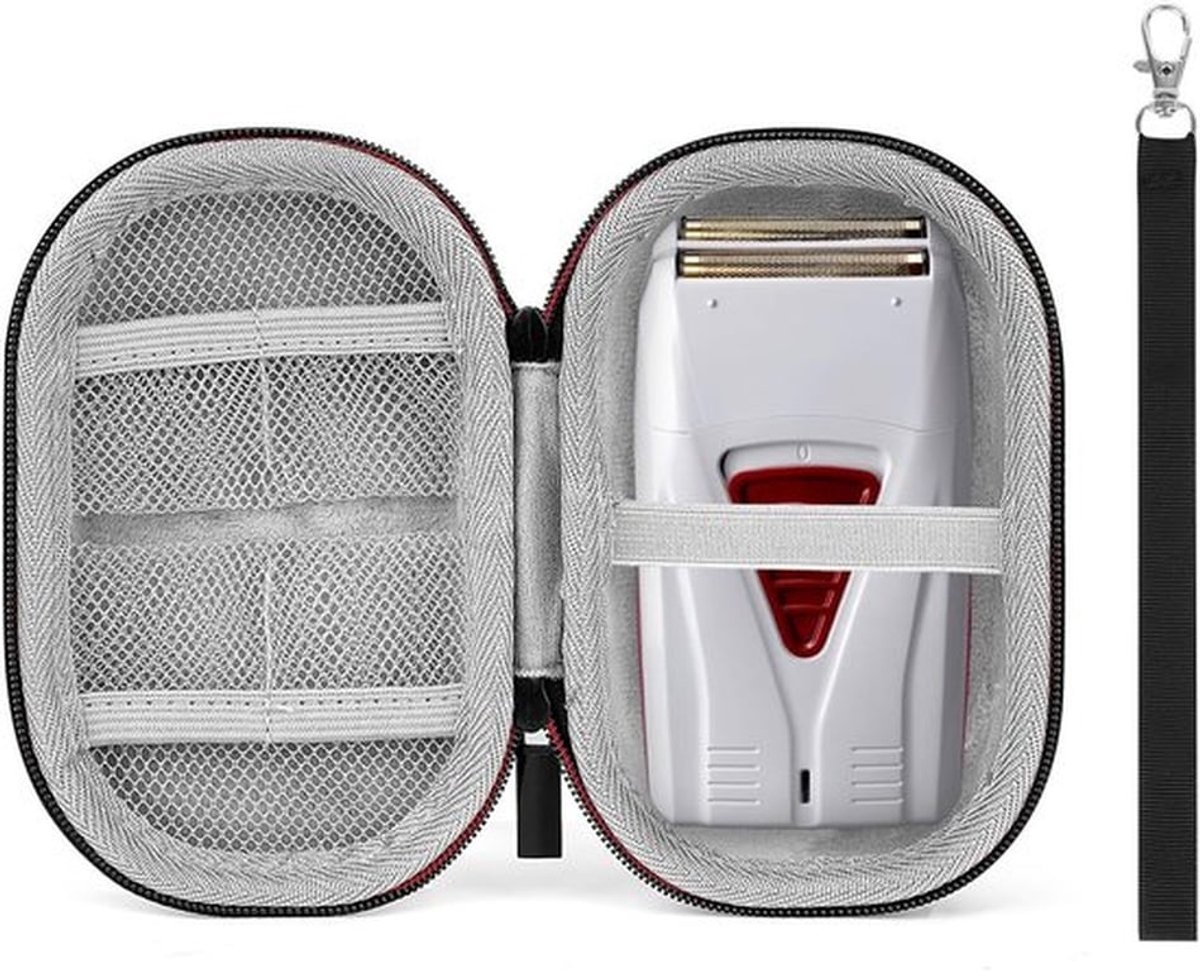 Harde scheerapparaat-etui voor op reis - Draagbare opbergtas - Bescherming tegen krassen - Zwart - Compact en lichtgewicht - Geschikt voor...