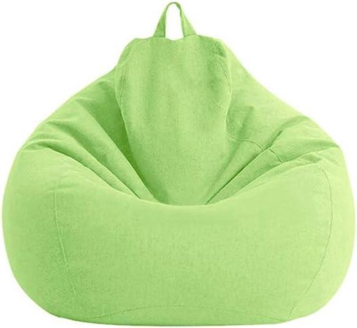 Hoes voor zitzak - Decoratieve beschermer - 1 stuk - Groen - 70 x 80 cm