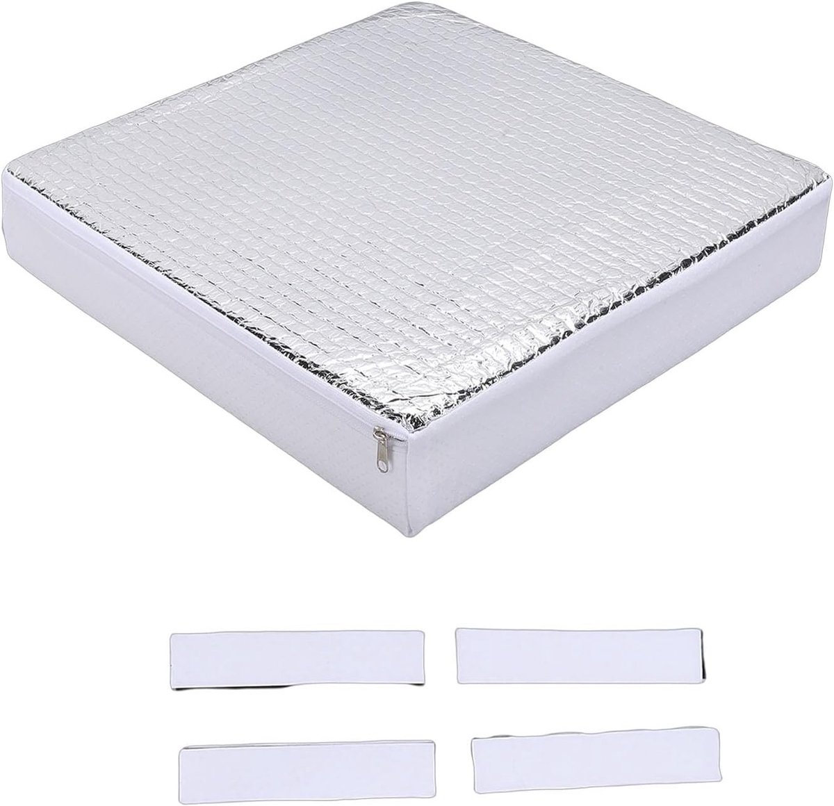 Isolatie voor RV Dakluiken, 3-laags Structuur, Antislip Reflecterende Oppervlak, Inclusief Bevestigingsmaterialen voor 14 Inch Dakopeningen