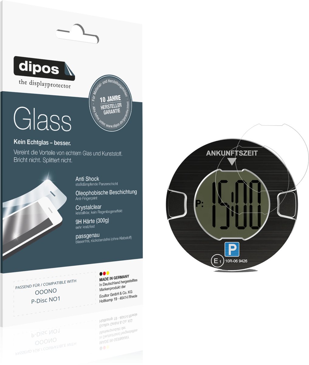 dipos – 2x Pantserfolie geschikt voor OOONO P-Disc NO1 | 9H Screenprotector