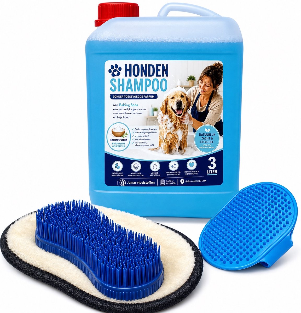 Honden shampoo - hondenshampoo - bakingsoda - 3 liter SET C