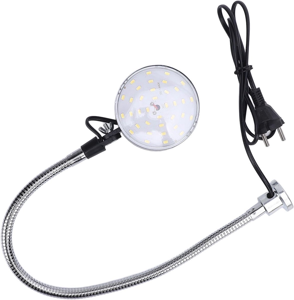 Krachtige 1500lm LED Machine Lamp met Flexibele Gooseneck en Magnetische Basis voor Draaibank, Naaiwerk en Industriële Verlichting met 360° Rotatie