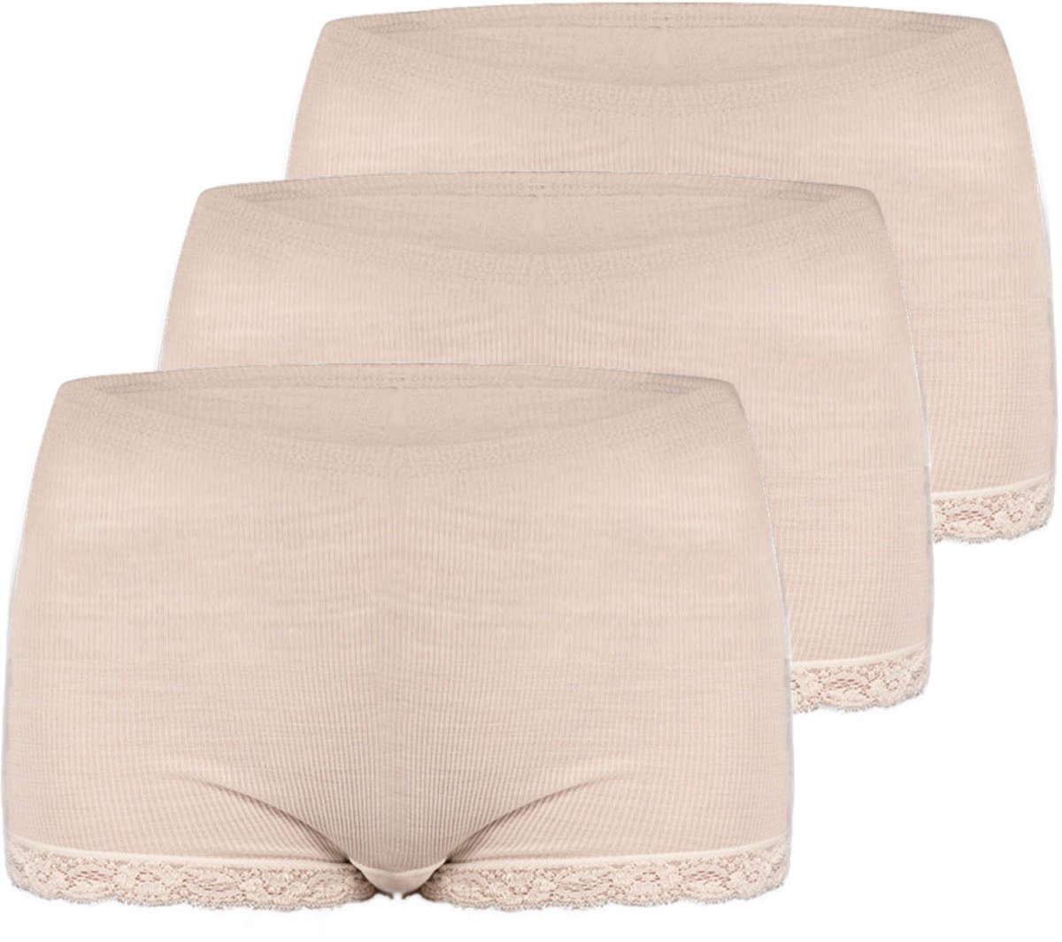 3-pack Pagenslip Wool Silk
