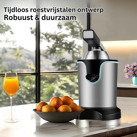 ZRNS® Fruitpers Electrisch - Citruspers - Sinasappelpers - 800 W van zrns — afbeelding 4