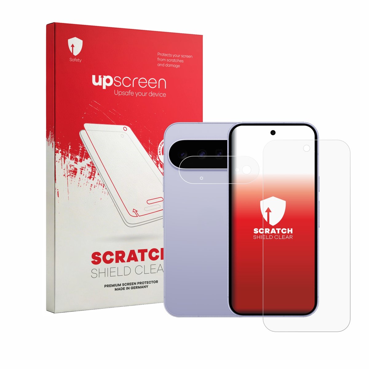 upscreen - Screenprotector voor Google Pixel 11 (Voor+Camera) - Folie Beschermfolie transparant