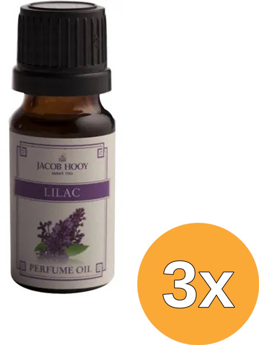 3x Jacob Hooy Parfum olie Seringen (10 ml)