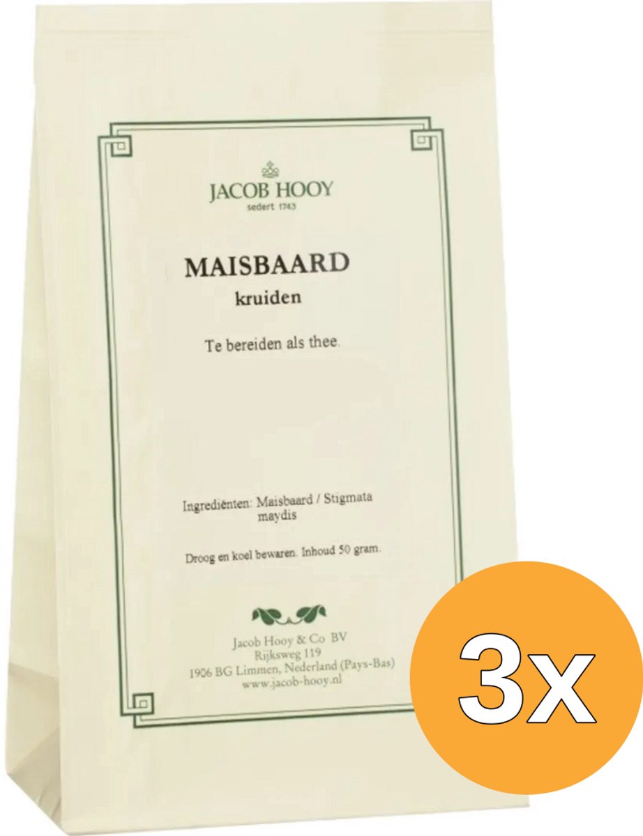 3x Jacob Hooy Maisbaard (50 gr)