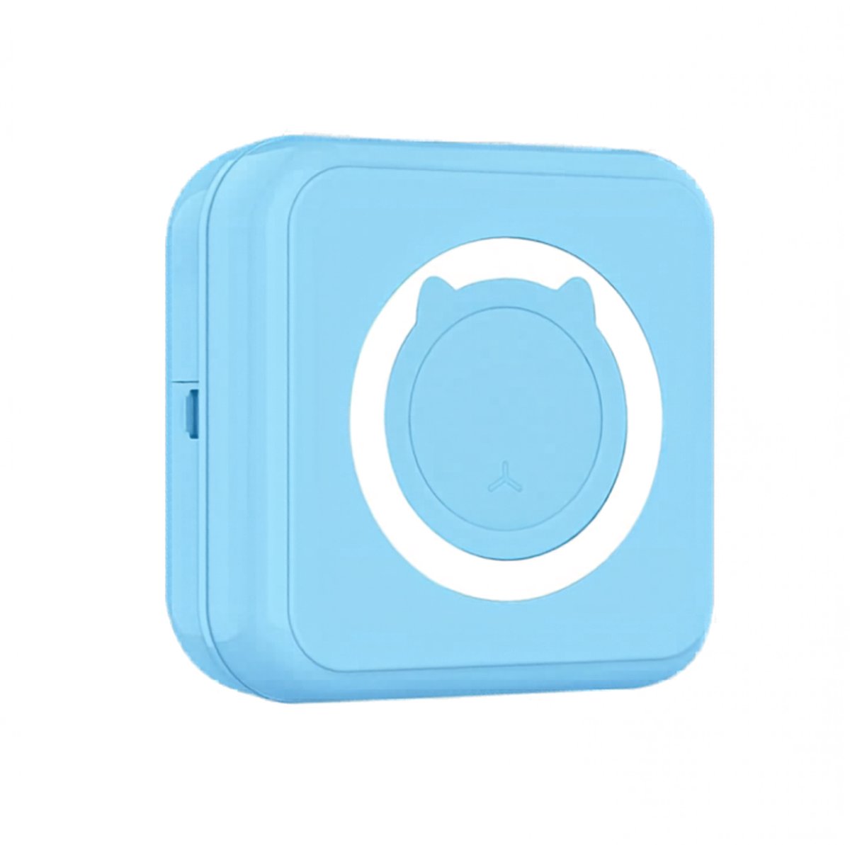 KIRA® Mini Printer - Perfect voor Bullet Journals & Foto's - Draagbare Thermische Fotoprinter - Blauw - 2cm x 4cm x 5cm