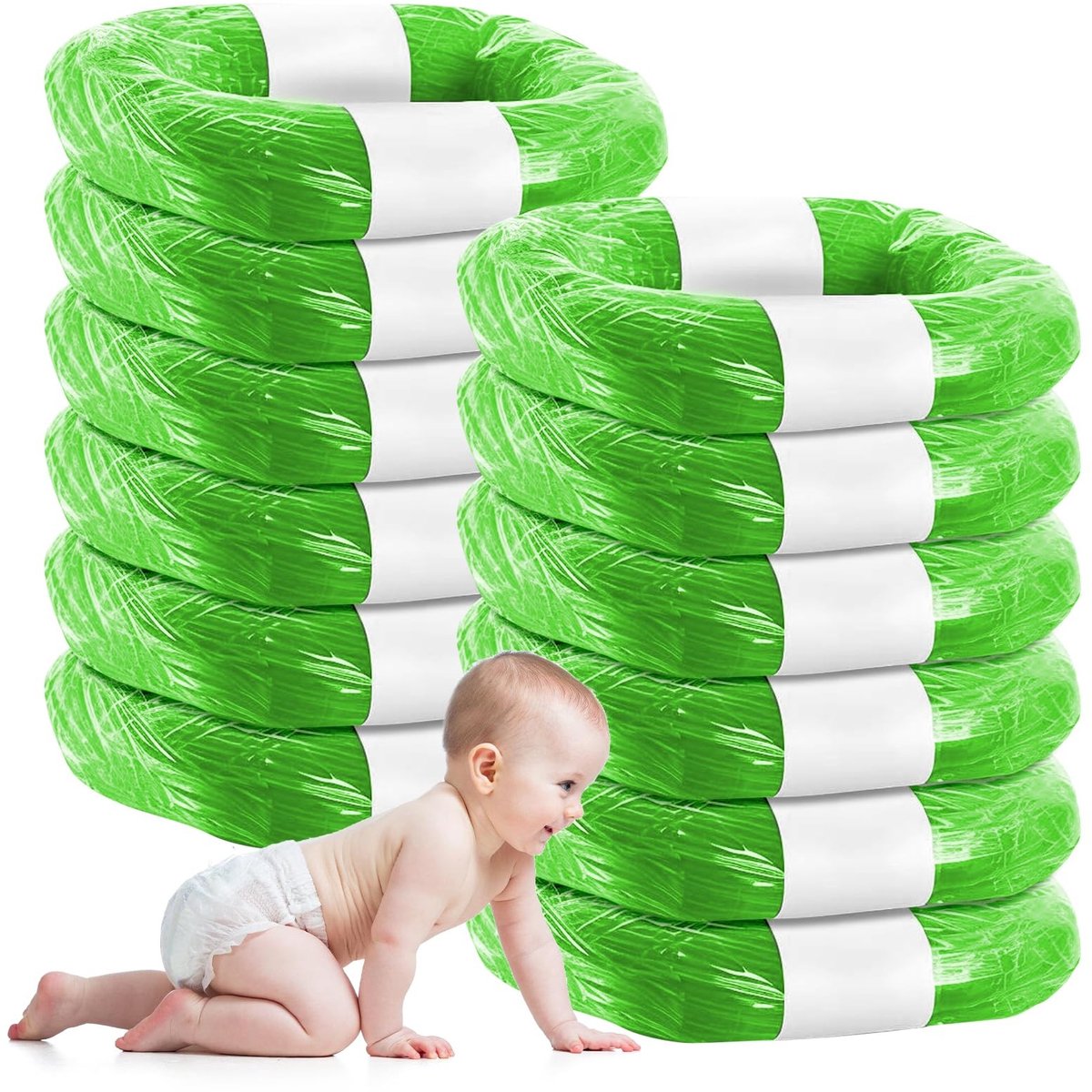 Solidchoice - Eco Vervangzakken voor Luieremmers - 12 Stuks