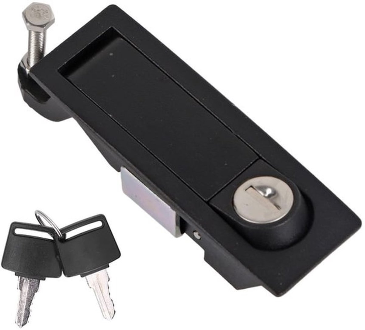 Hefboomcompressiegrendel Verstelbaar - Zinklegering - Vergrendelingsontspanner - Ergonomische Handgreep - Glad Deuroppervlak - Discreet Sluitmechanisme - Compressiesluiting