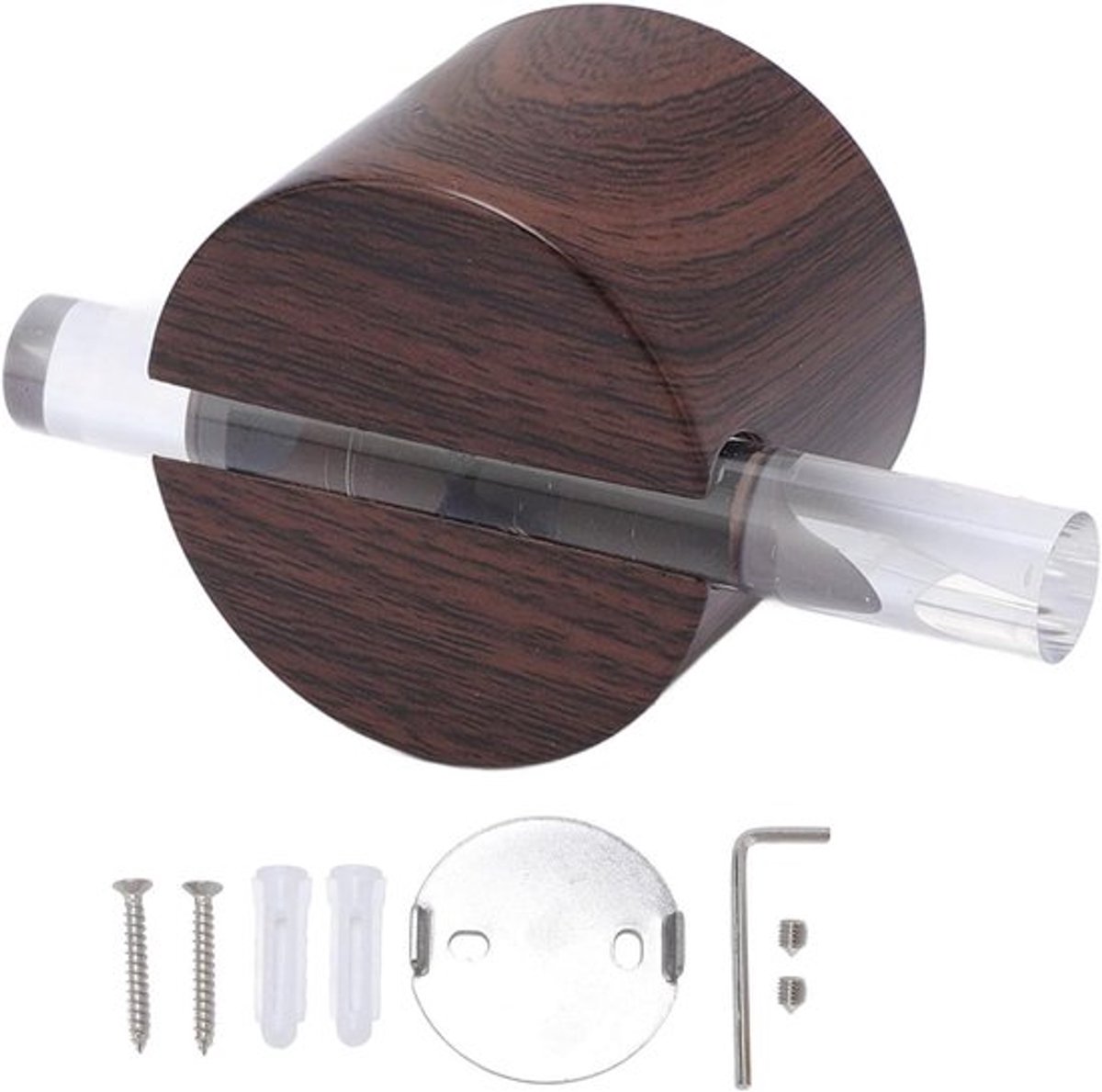 Handdoekhaak - Badkameraccessoire - Roestvrij Staal - Wandmontage - Modern - Hotelkwaliteit - Geschikt voor Bad of Keuken - Geborsteld RVS - Enkele Jas- of Handdoekhouder met Minimalistisch Design - Set van 2.