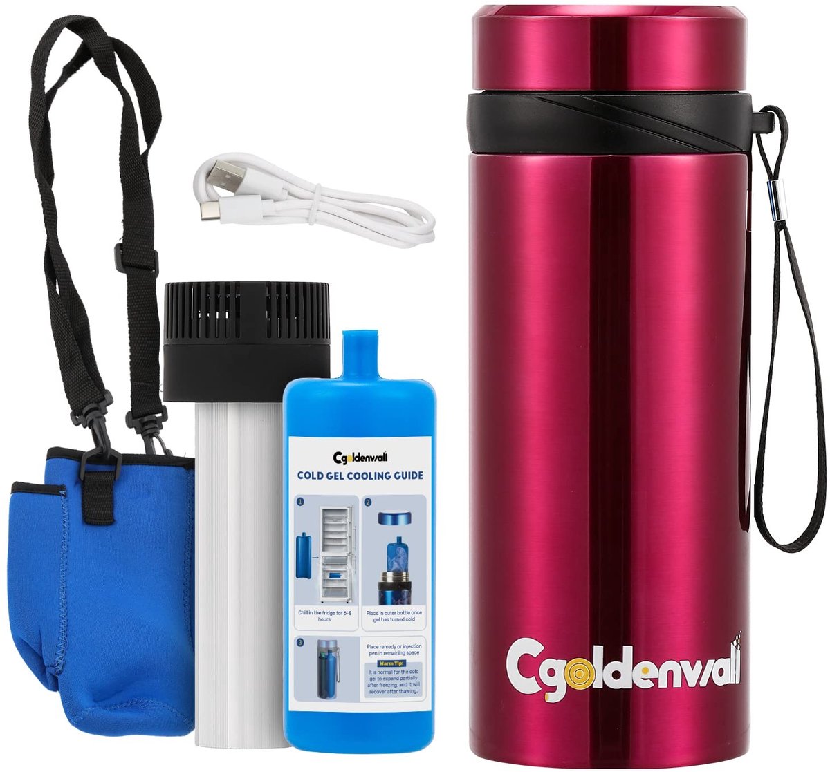 Solidchoice - Draagbare Medicijn Koelbox met USB Oplaadkabel