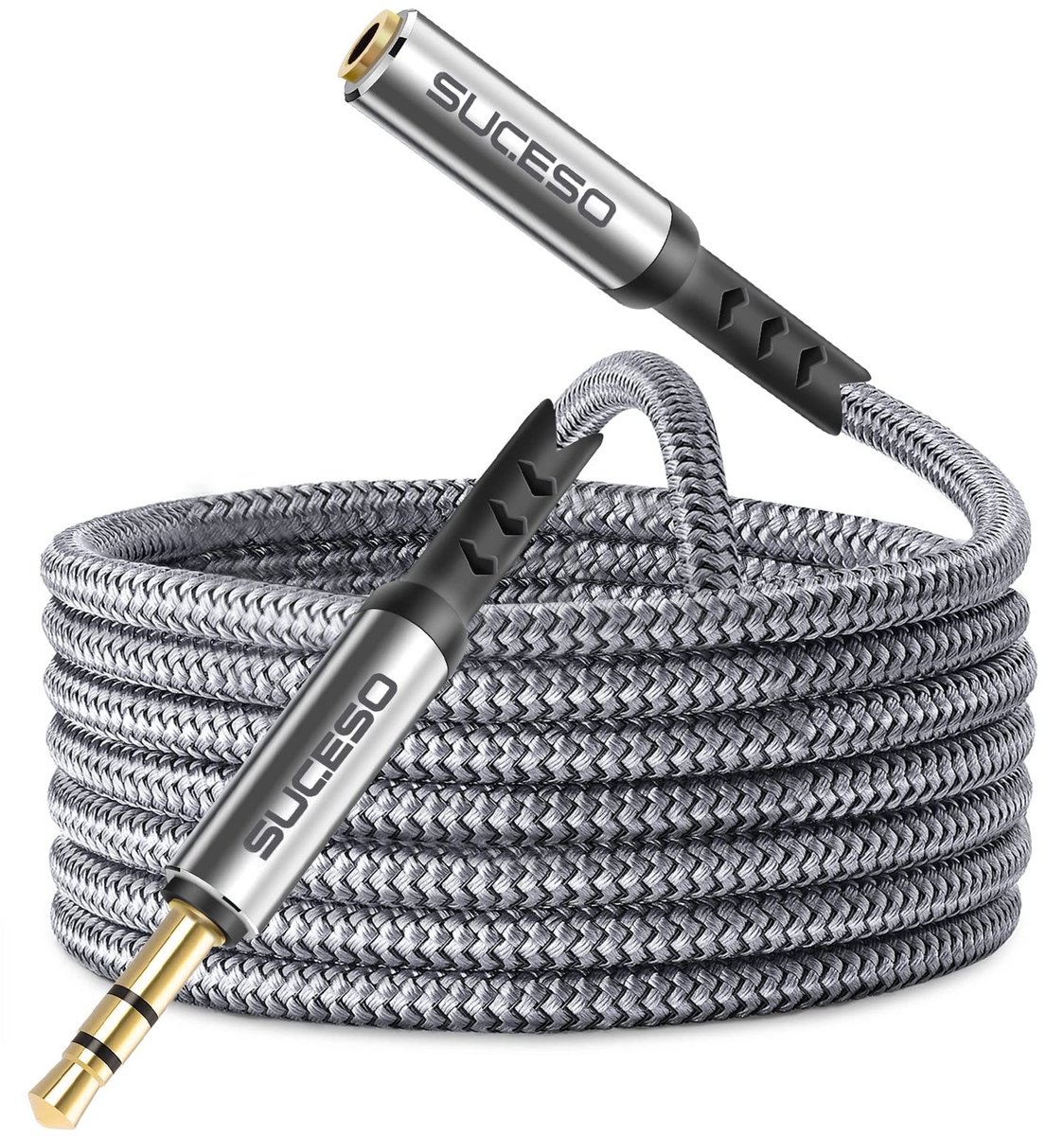 Solidchoice - Audio Extension Kabel 3.5mm 5m voor Hoofdtelefoon