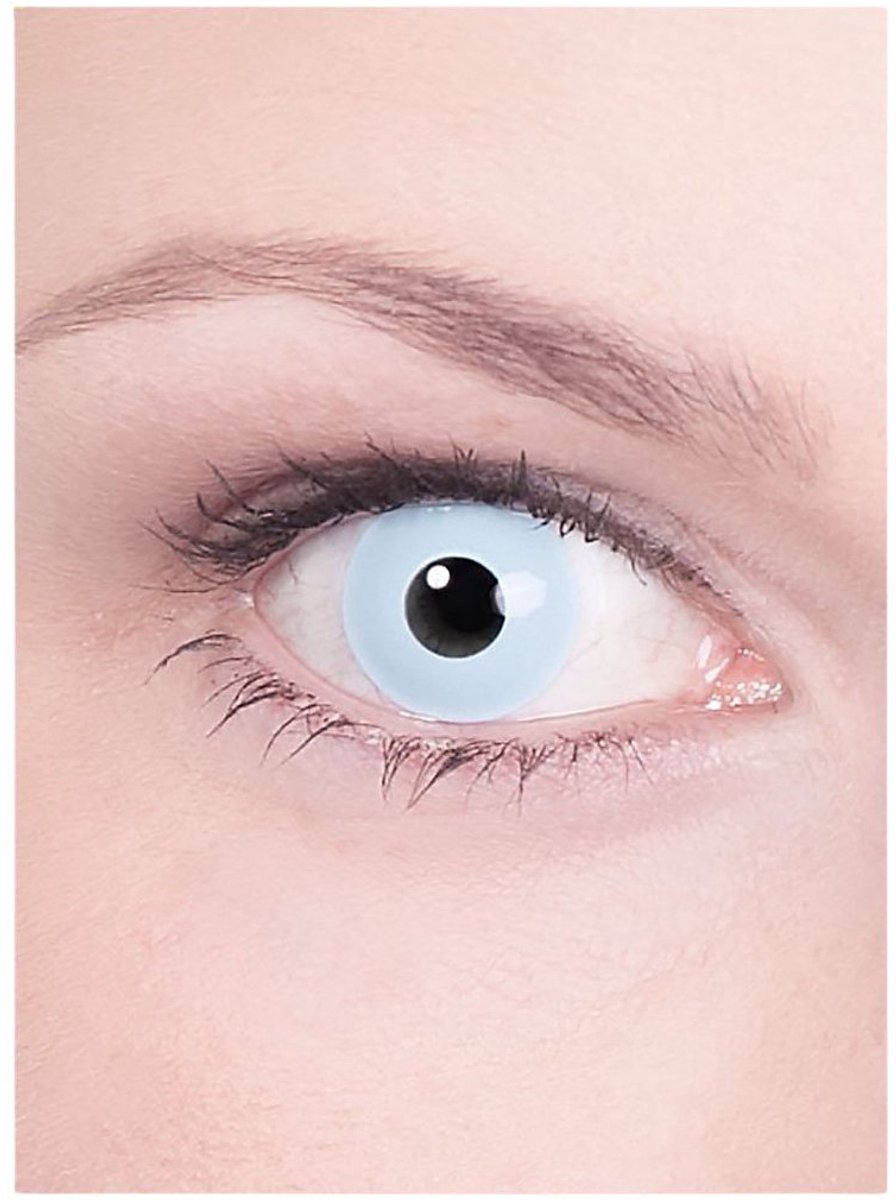 Contactlens lichtblauw met sterkte