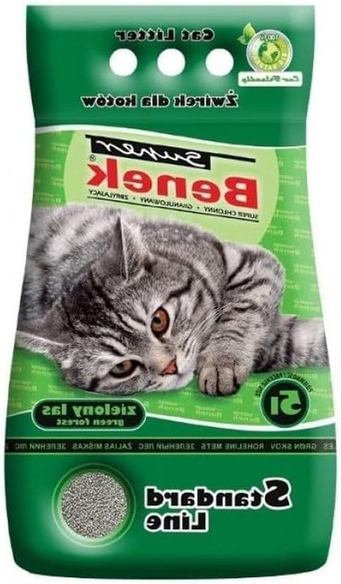 Kattenbakvulling Bentoniet - Klei korrels - Hygiënisch Huisdier - Klonterende werking - 5 Liter - Grijs