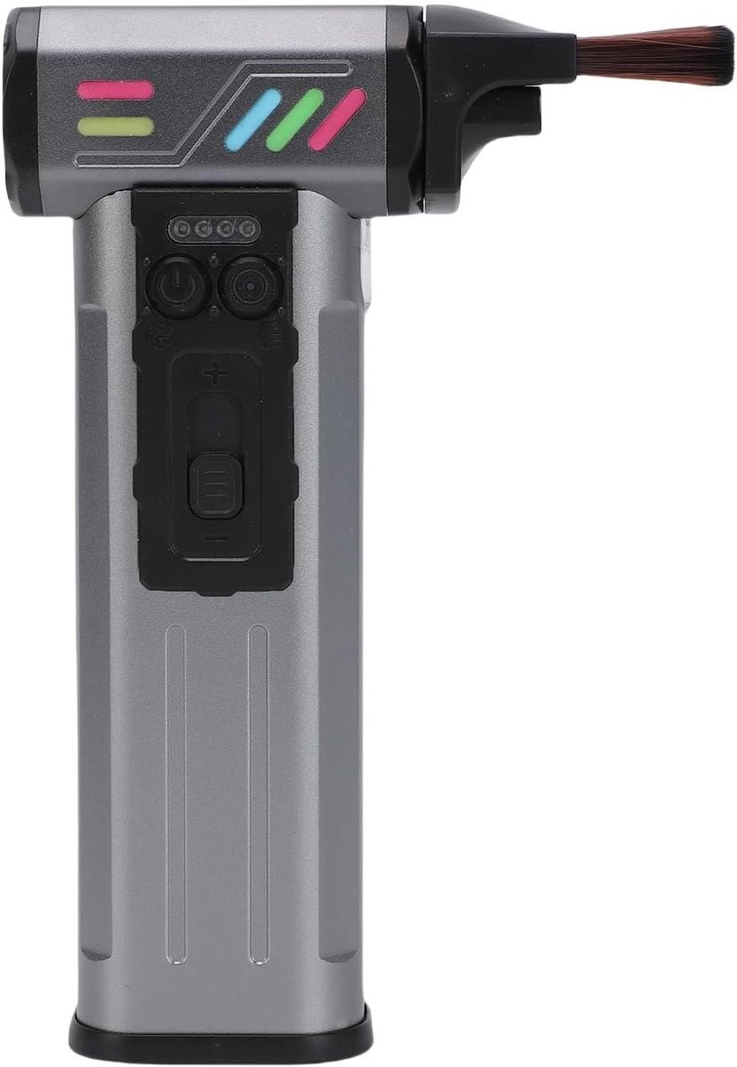 Elektrische Luchtblazer - Mini Stofverwijderaar - Apparaten Reinigen - Oplaadbaar Draadloos - 4000 mAh Batterij - Donkergrijs