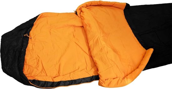 Mummie Slaapzak - Outdoor Slaapzak - Kamperen en Hiken - Waterafstotend - Tot 190cm - Zwart — afbeelding 4