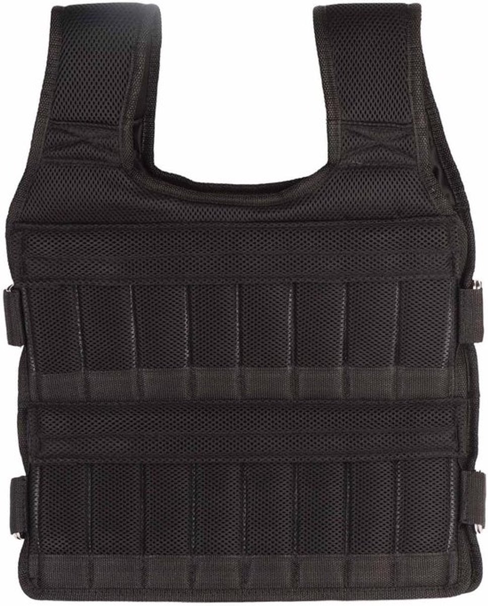 Gewogen Vest 15KG voor Krachttraining en Lichaamstraining met Ademend Mesh