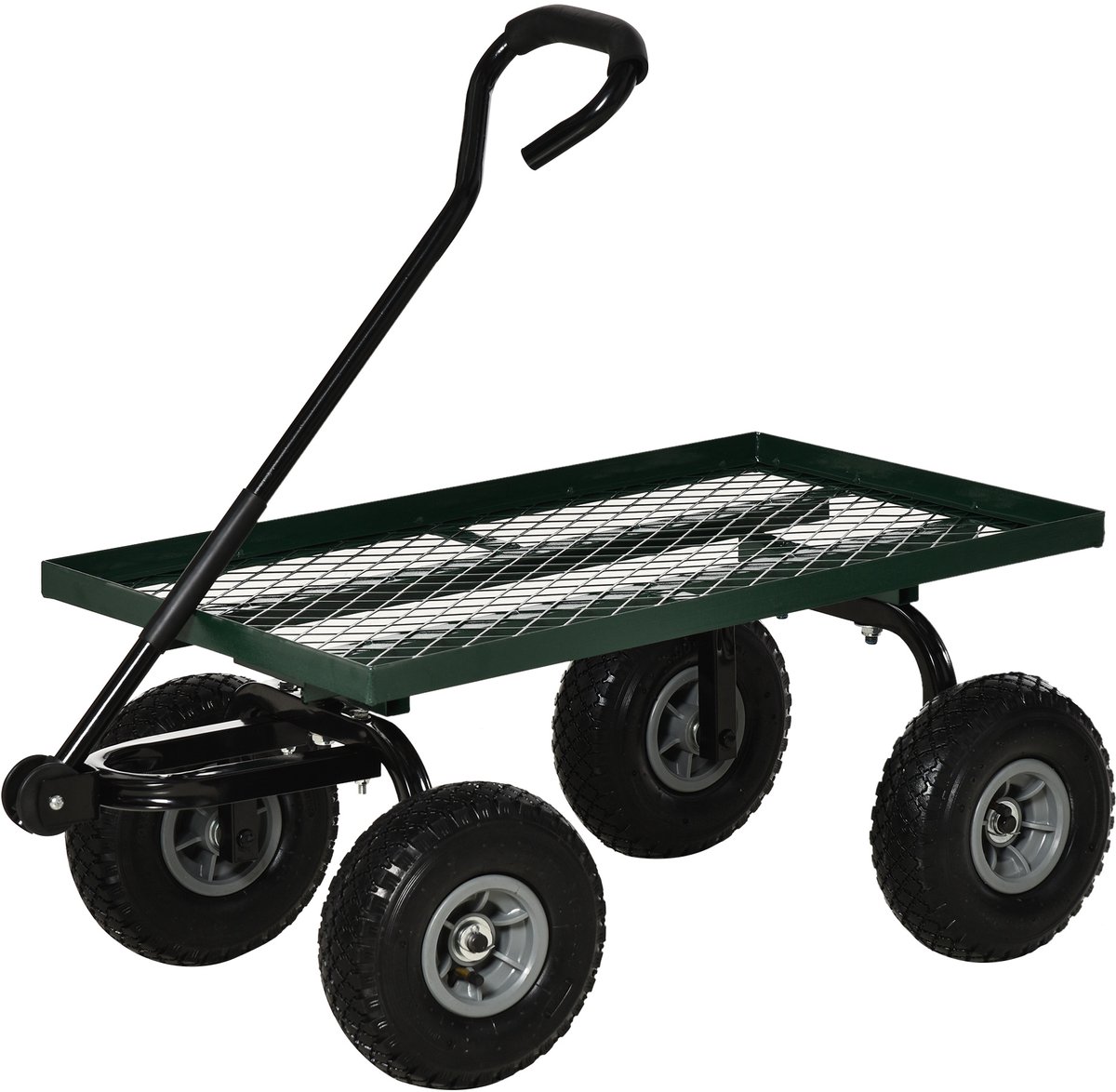 Tuinwagen – Maximaal draagvermogen: 150 kg – Groen