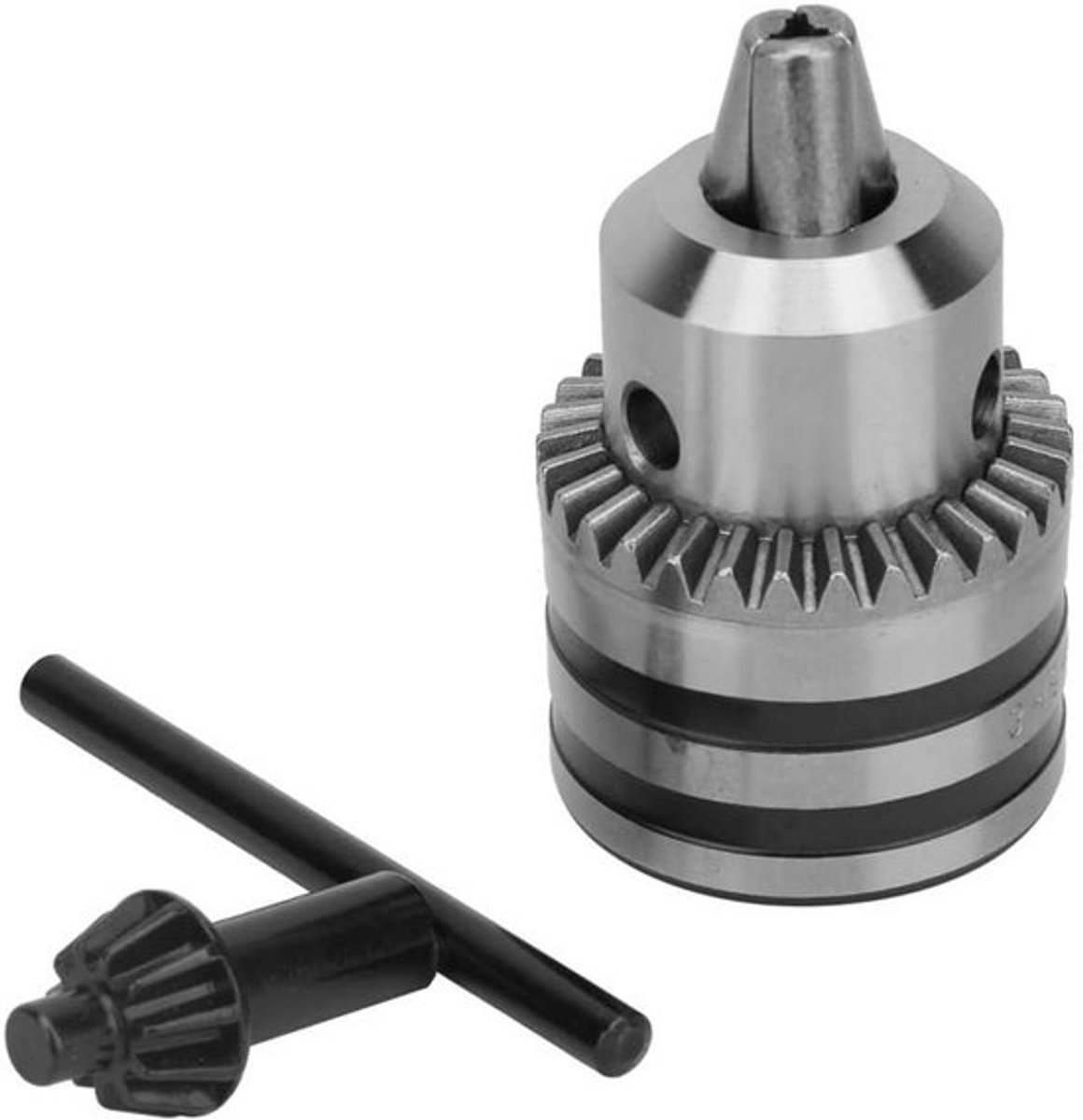 Drukboorhouder 3.0-16MM, Boorkop Adapter en Frees Gereedschap Set van Roestvrij Staal voor Draaibanken en Boormachines