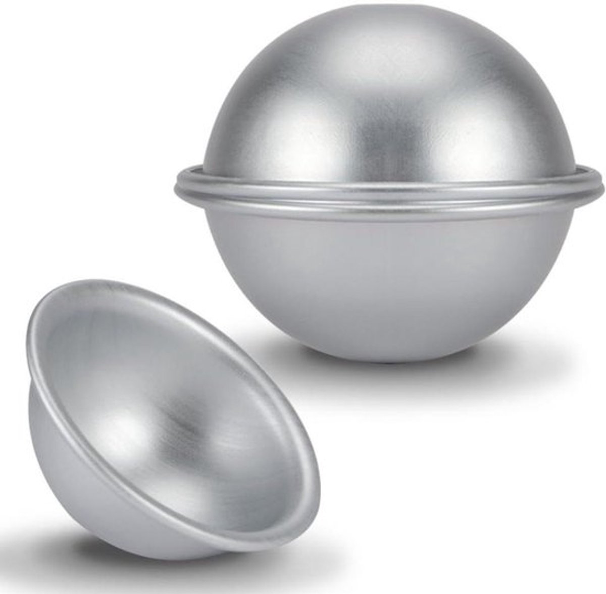 10 cm Halfronde Bakvorm voor Dome Mousse Jelly Bombe - Aluminium, Cupcakemaker