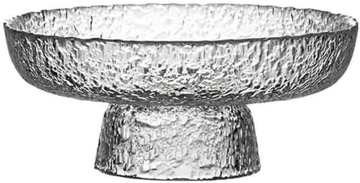 Fruitschaal Fruitschaal Glazen hoge decoratieve plaat Home Snackplaat Snoepplaat