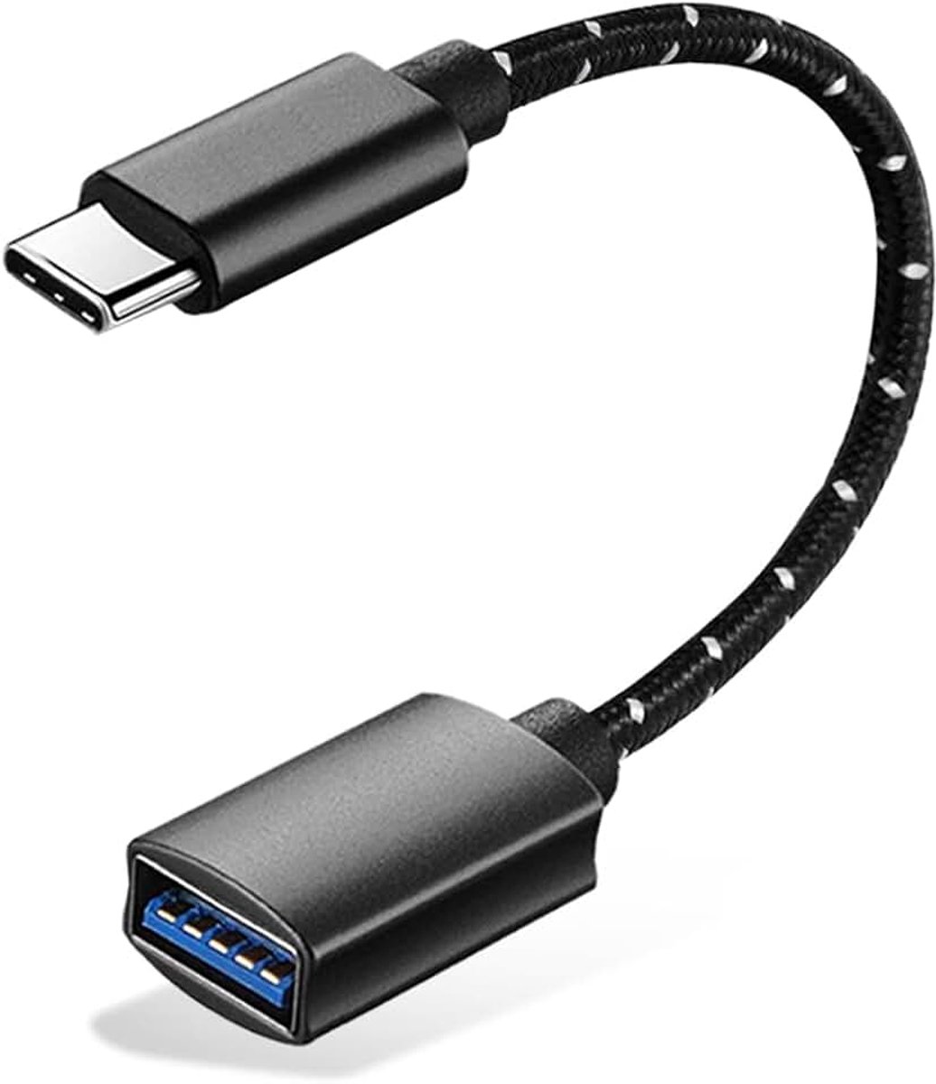 USB C naar USB Adapter, USB C Mannelijk naar USB Vrouwelijk, OTG Kabel | Thunderbolt3 naar USB Adapter, Compatibel met iPhone 17/16/15 Pro Max, iPad, MacBook Pro/Air, Samsung Galaxy, Google Pixel
