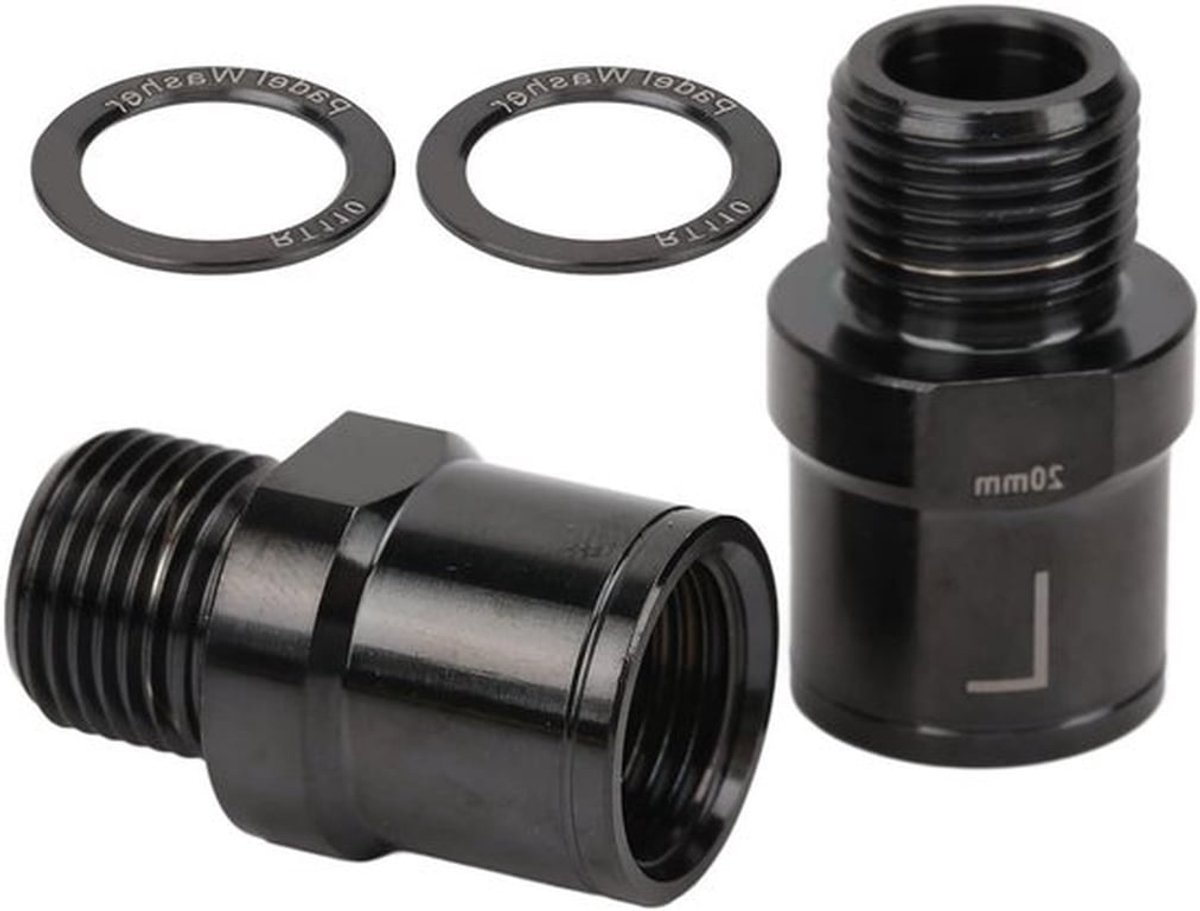 Pedal Extender van Titanium Legering voor Fietsen, Vermindert Wrijving en Voorkomt Roest, Ideaal voor Racefietsen en Mountainbikes