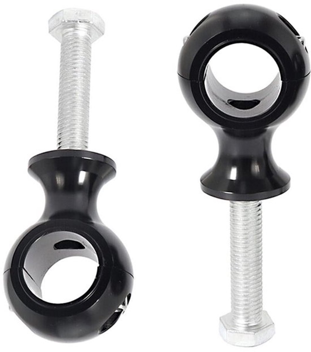 Stuur Risers Verhoogd Ontwerp - Handvat Bar Riser Mount Klemmen - 22mm/7/8 Inch - Zwart - Duurzaam - Compatibel met Harley-modellen - Stuurklem