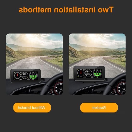 Snelheidsmeter en hellingsmeter voor offroad voertuigen met GPS, spanningsmonitor en vermoeidheidsalarm — afbeelding 3