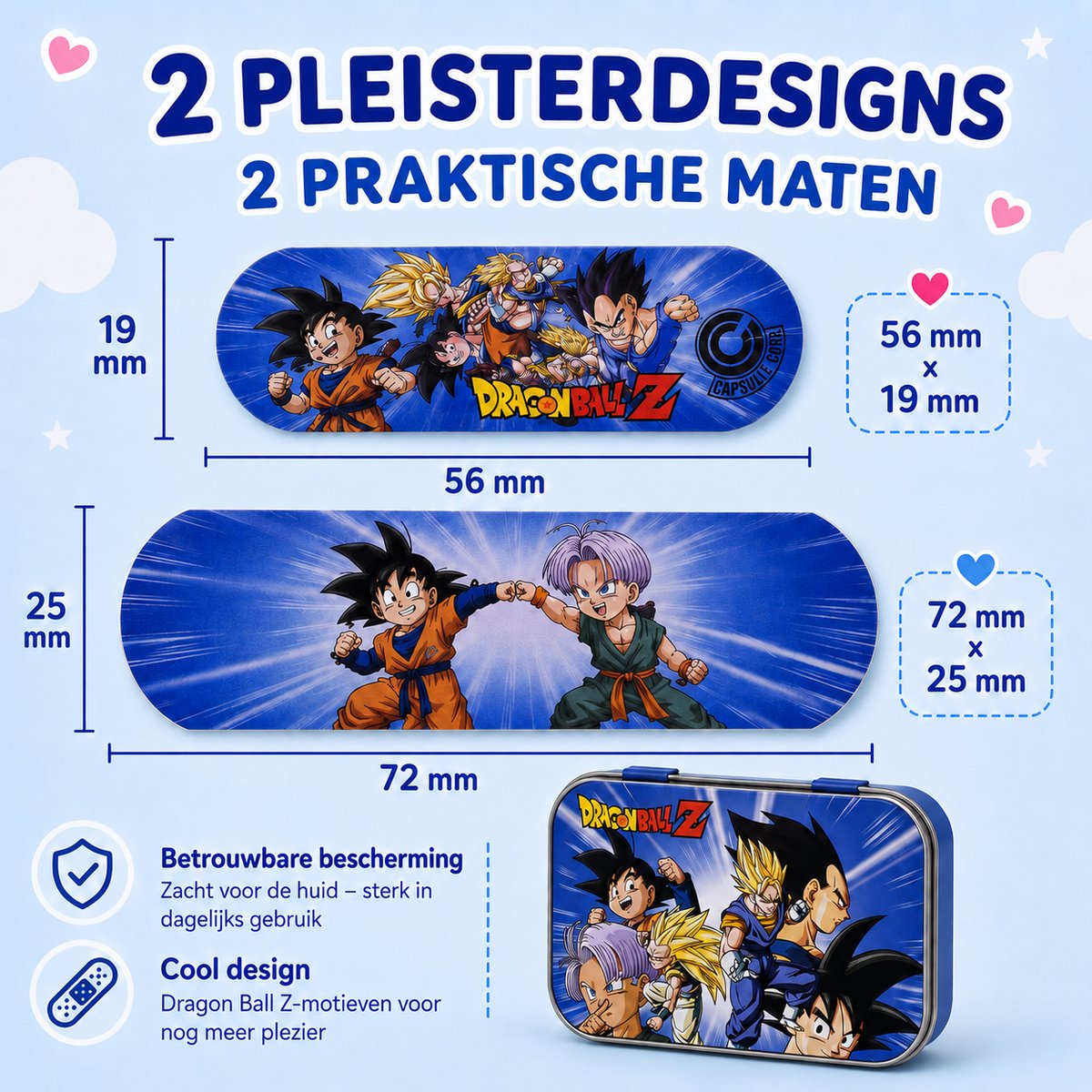 Dragon Ball Z Pleisters - Kinderpleisters - Pleisters Kinderen – 24 Stuks — cadeau in Spellen & Speelgoed - foto 6