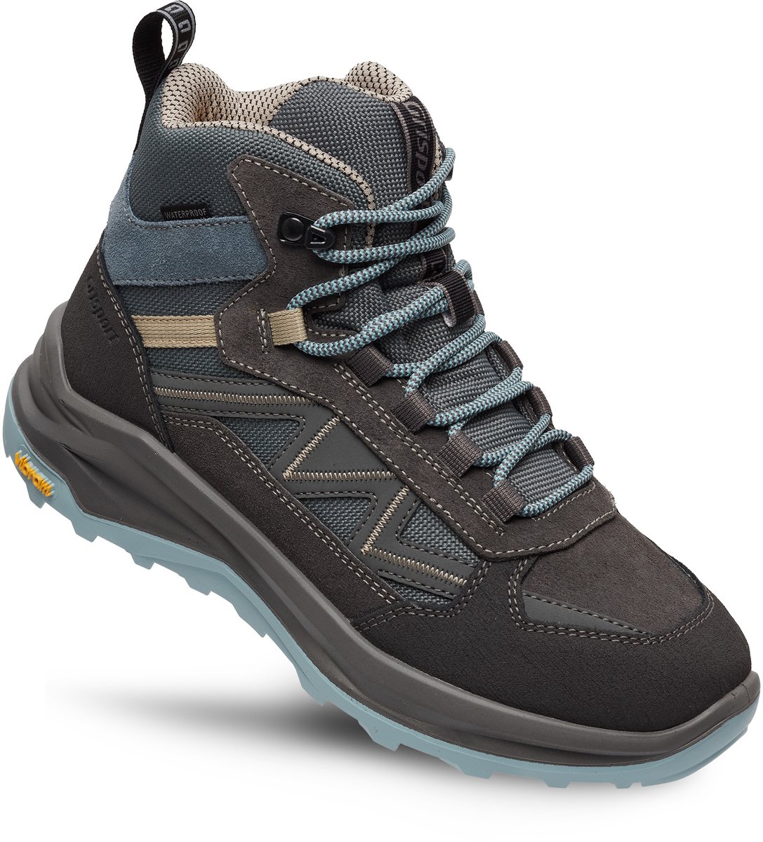 Grisport Swift Mid Unisex Wandelschoenen - Grey/Blue