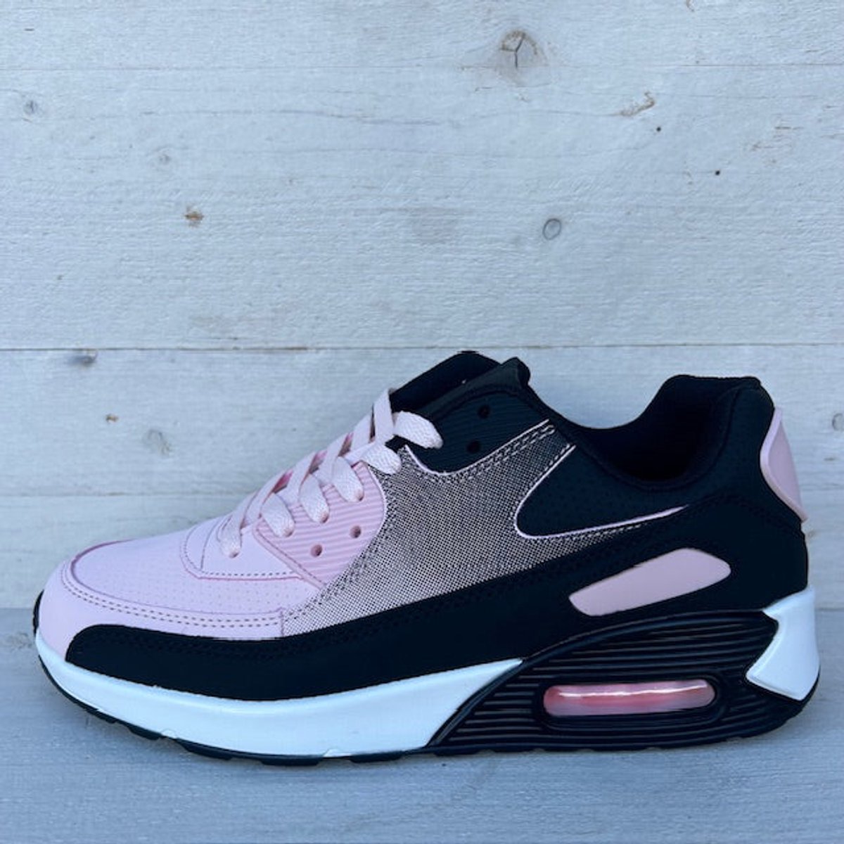 Air sneaker lichtroze zwart Roze / 39