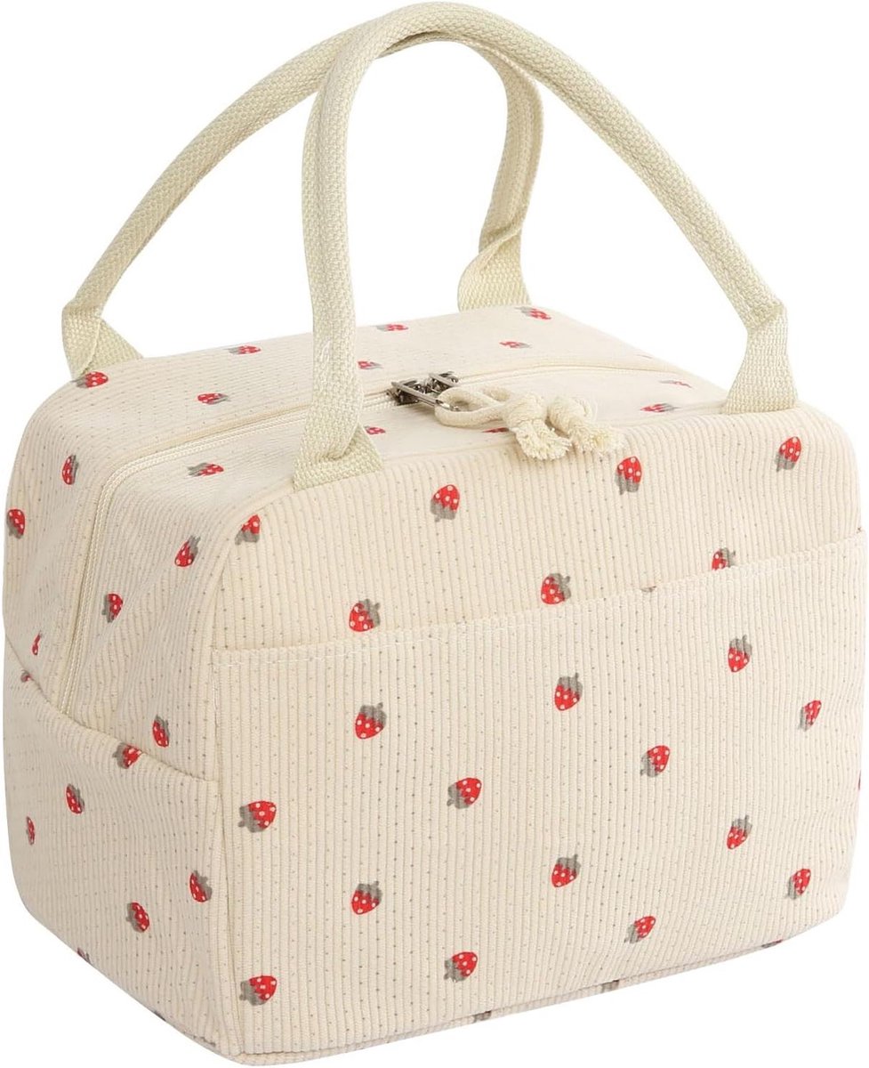 Koeltas - Lunchtas - Lunch meenemen - Geïsoleerde voering - 9 liter - Wit