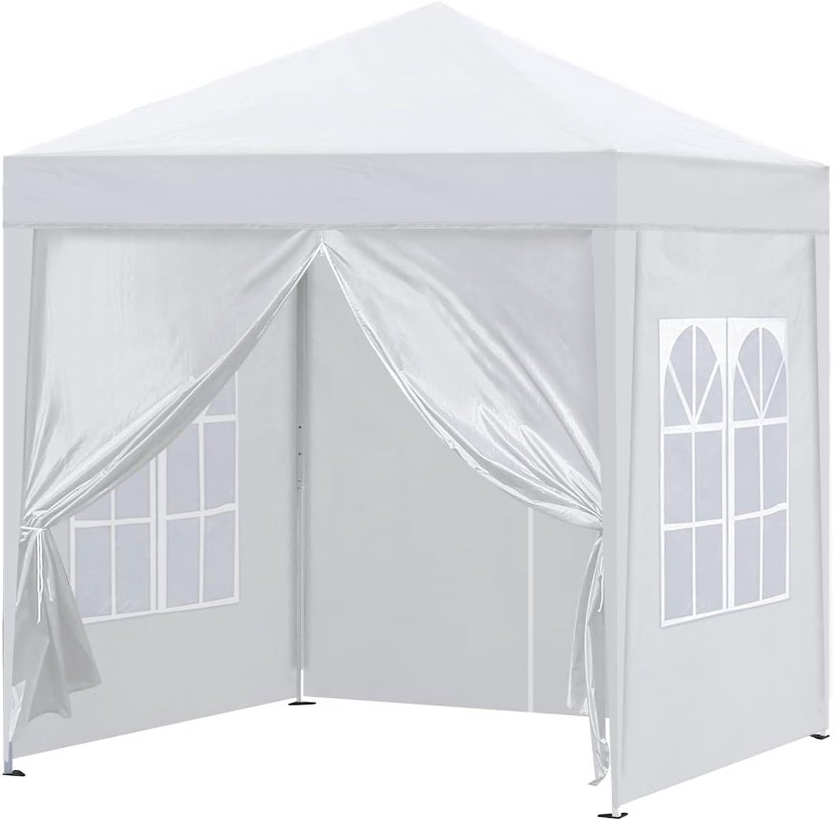 Tuinpaviljoen - Feesttent - Buitenfeest organiseren - Waterdicht en UV-beschermend - 3 x 3 meter - Wit