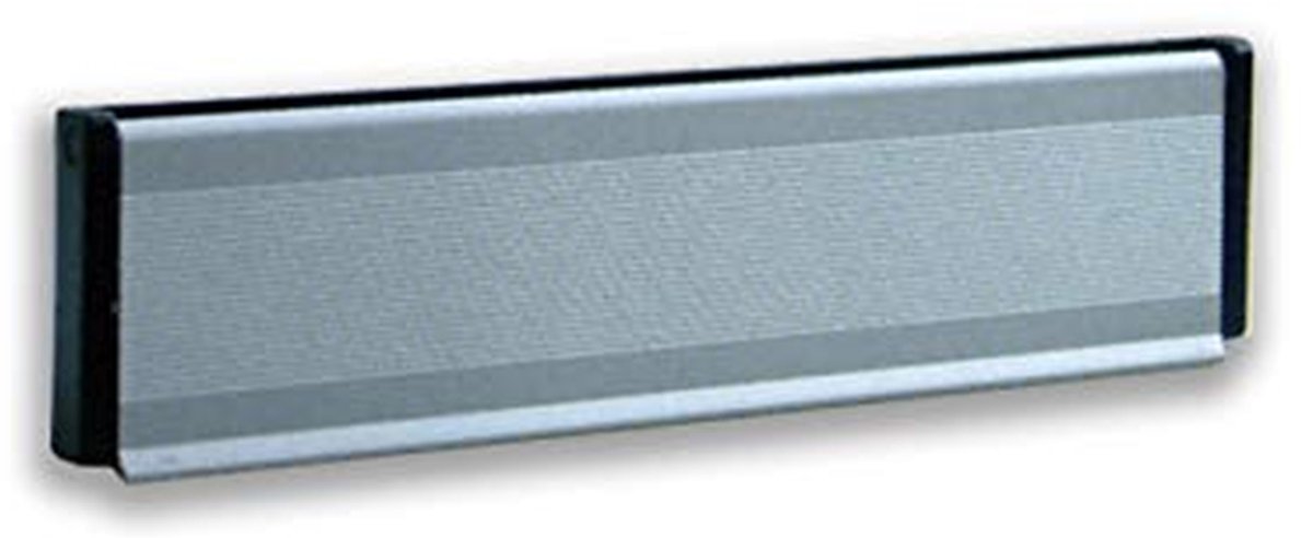 Aluminium brievenbus - Postbak - Brieven opbergen - Wandmontage - 335 cm breed - Wit