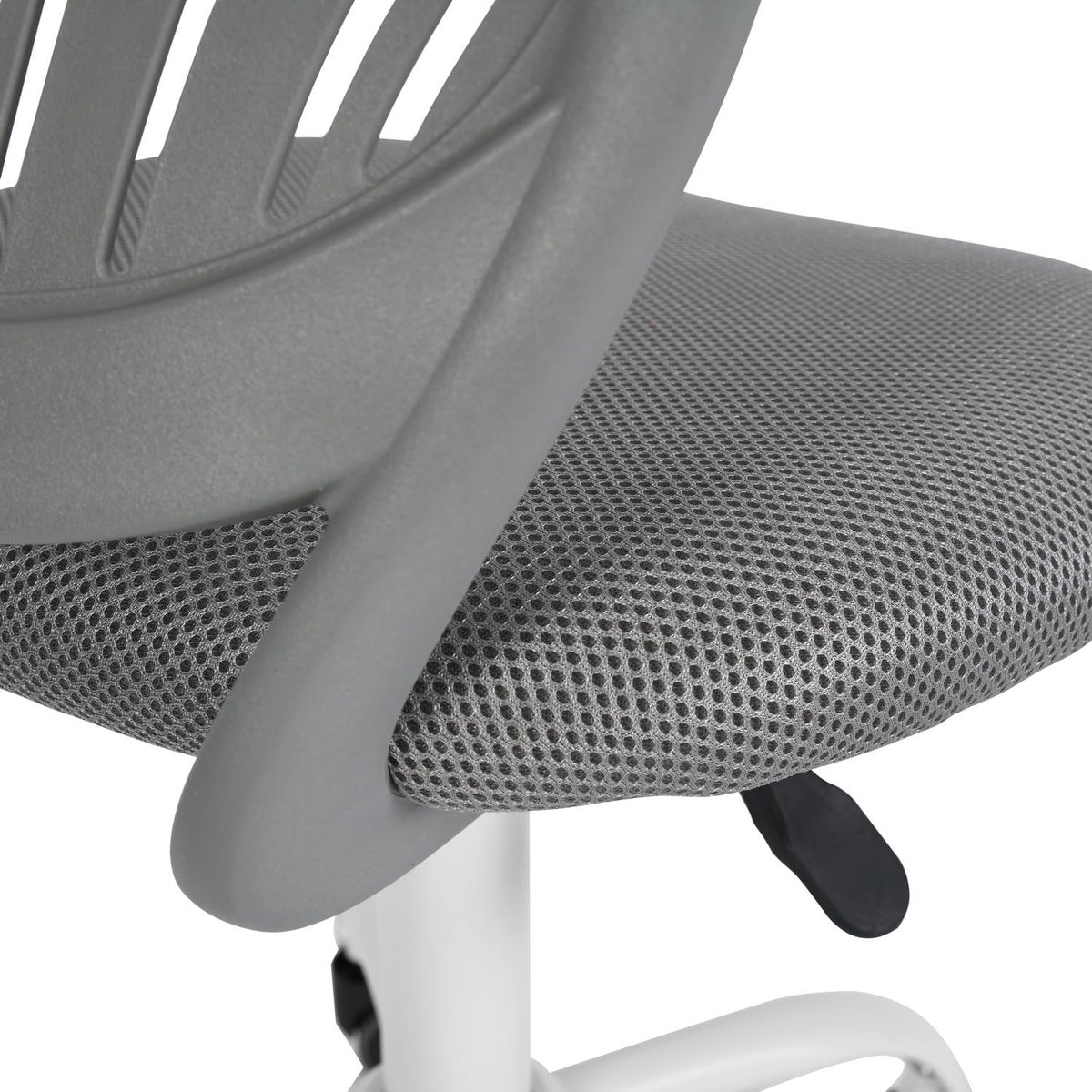 Ergonomische bureaustoel - Studie stoel - Comfortabel werken - Verstelbare hoogte - 40 x 38.5 x 87 cm - Grijs thumbnail 3