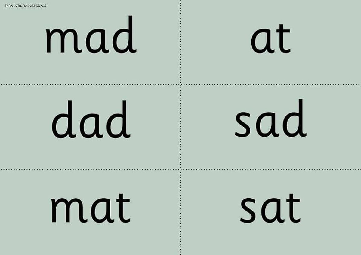 Write Inc. Phonics: Nursery Green Word Cards