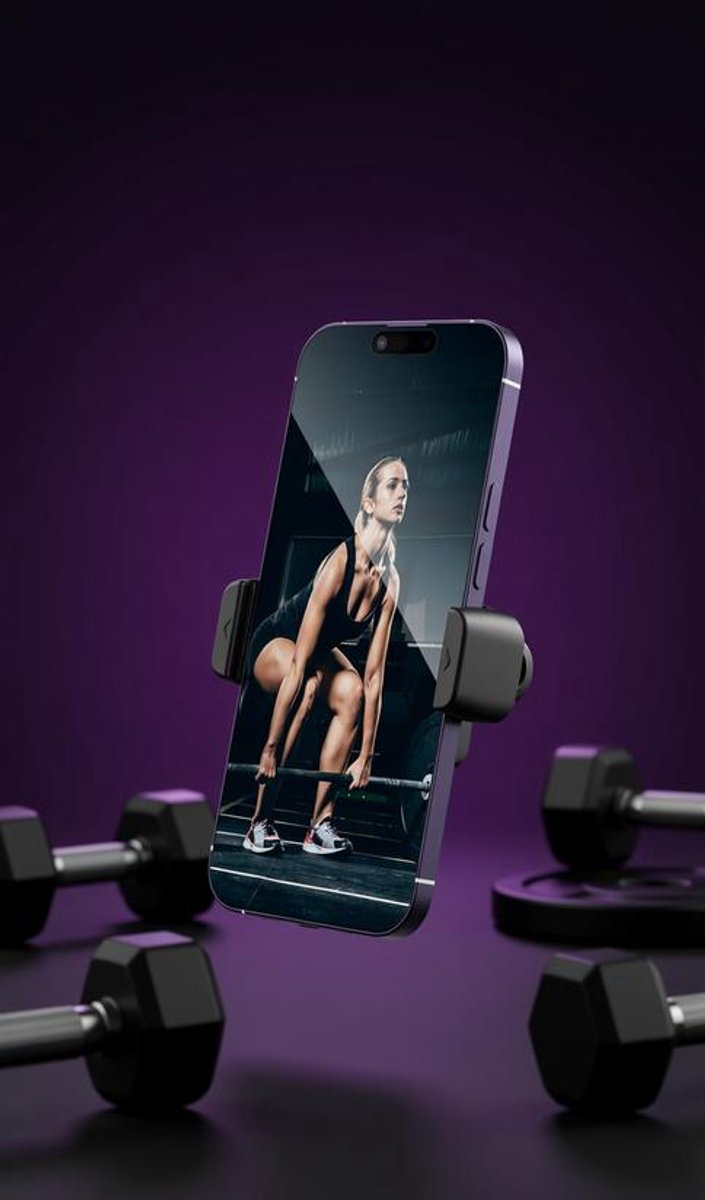 Huis Geluk Magnetische Telefoonhouder voor Gym - 360° Verstelbaar - Geschikt voor Smartphones 4,7 tot 6,8 inch - Sterke N52 Magneet