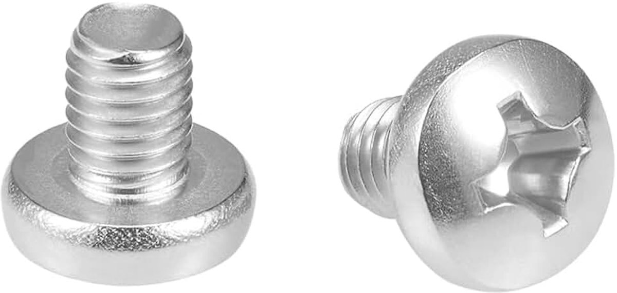 sourcing map 5 stuks machine schroeven kruiskop M8 x 10 mm zwenken kop bevestigingen bouten M8x10mm 10Pcs